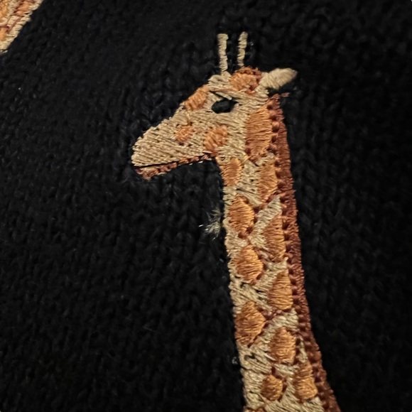 Marisa Christina Classics Petite Animal Cardigan Sz Small - Picture 10 of 10